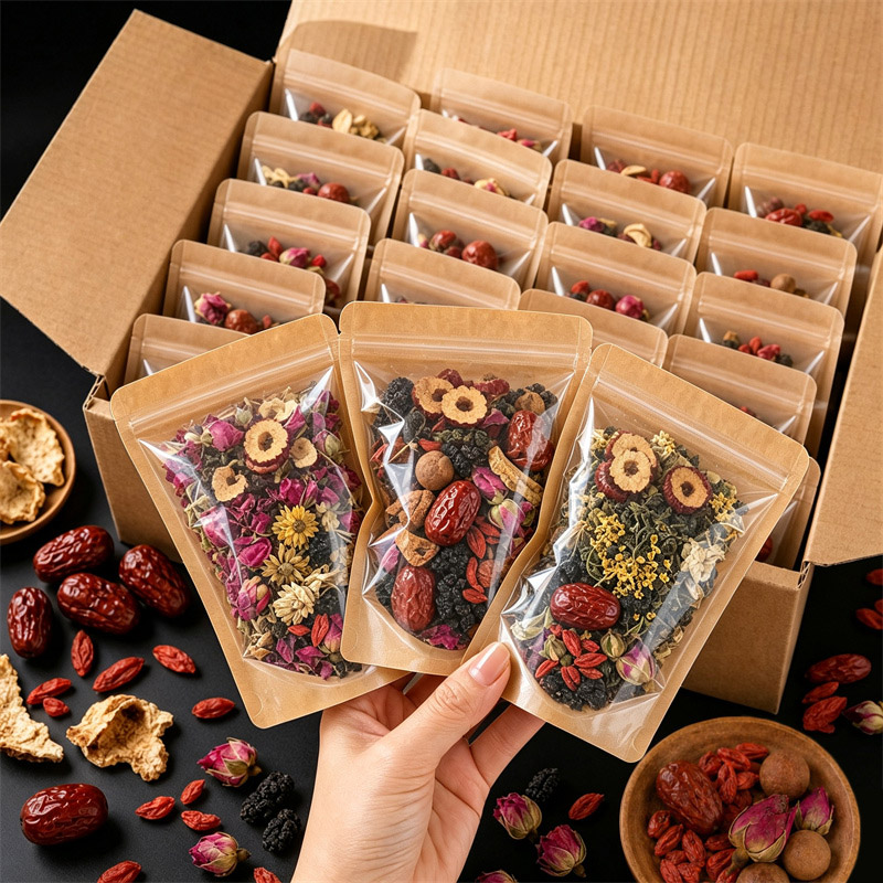 Food Or Snacks - 100 Pezzi Sacchetti Trasparenti in Carta