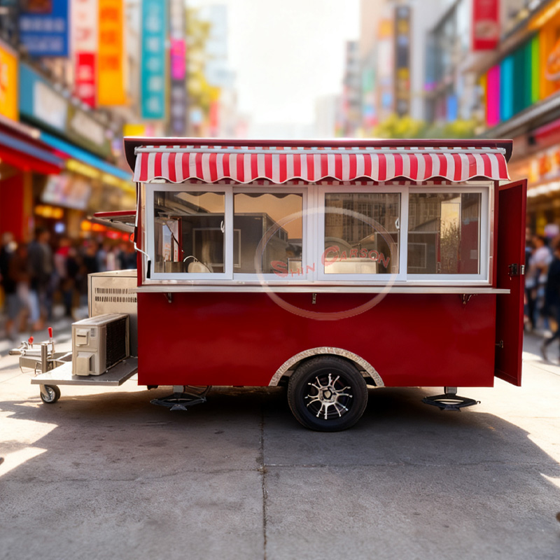 Food Snacks For Camping - Camion per alimenti mobile, camion per