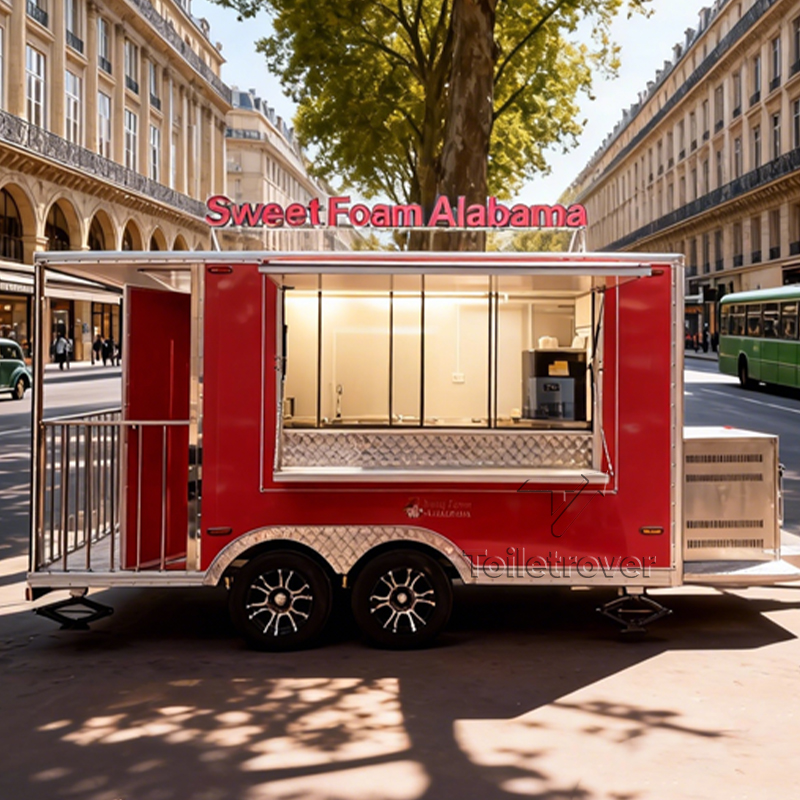 Quality Food Snacks - Food Truck Curvo di Alta Qualità