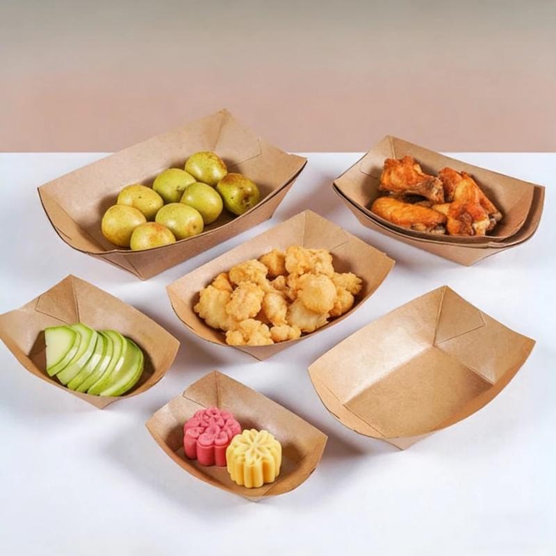 Vassoi Monouso in Carta Kraft  - Food Snacks For Camping recensione e prezzo