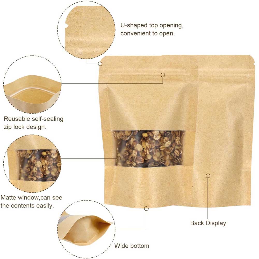 10-50 pezzi sacchetti per fine - Food Or Snacks recensione e prezzo