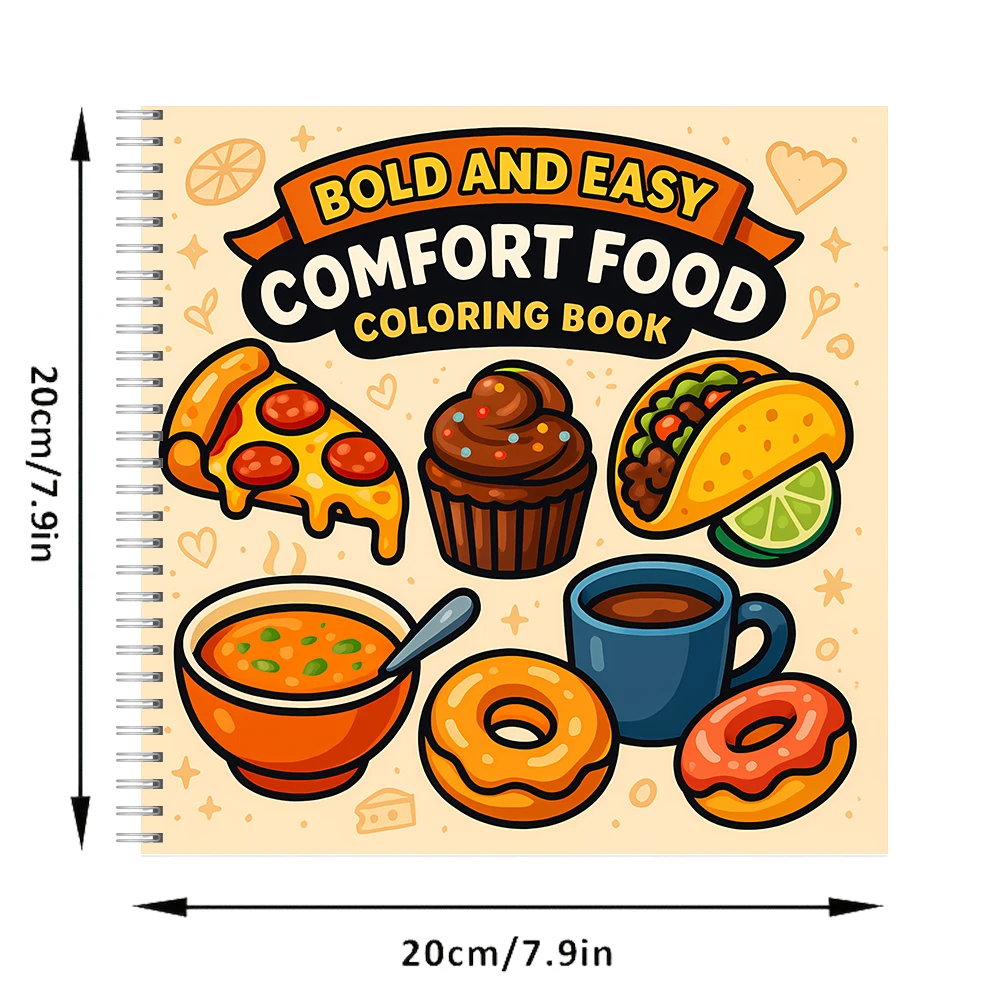 Libro da colorare rilassante p - Food And Snacks Coloring Book Bold And Easy recensione e prezzo