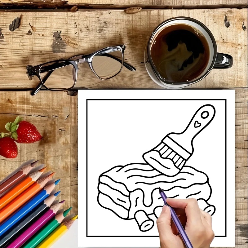 Libro da colorare rilassante p - Food And Snacks Coloring Book Bold And Easy recensione e prezzo
