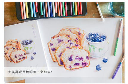 Libro di disegno a matita colo - Food And Snacks Coloring Book Bold And Easy recensione e prezzo