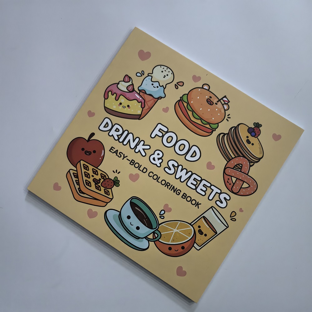 Cibo Bevande e Dolci Libro da  - Food And Snacks Coloring Book Bold And Easy recensione e prezzo