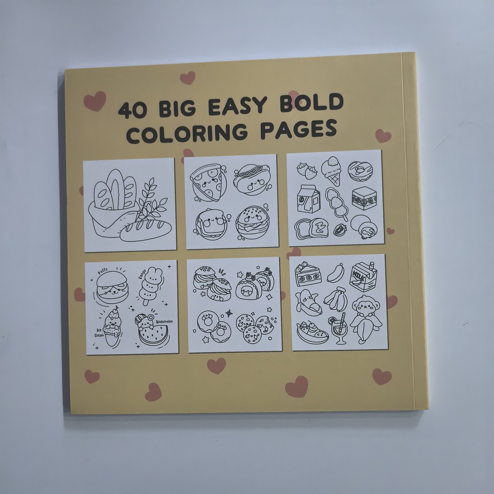 Cibo Bevande e Dolci Libro da  - Food And Snacks Coloring Book Bold And Easy recensione e prezzo