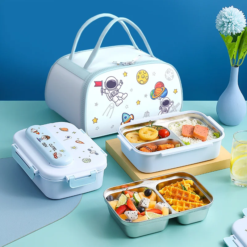 Lunch Box per bambini in accia - Food Or Snacks recensione e prezzo