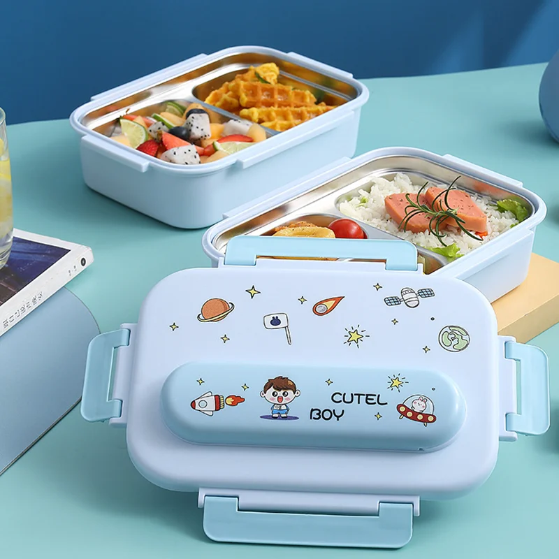 Lunch Box per bambini in accia - Food Or Snacks recensione e prezzo