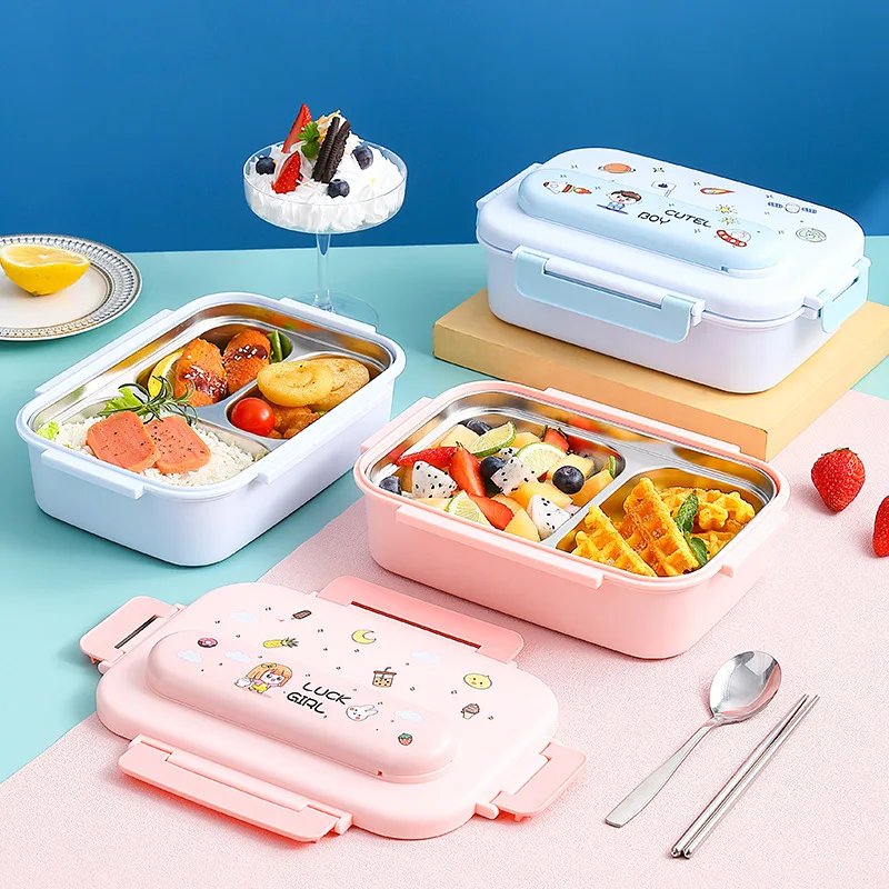 Lunch Box per bambini in accia - Food Or Snacks recensione e prezzo