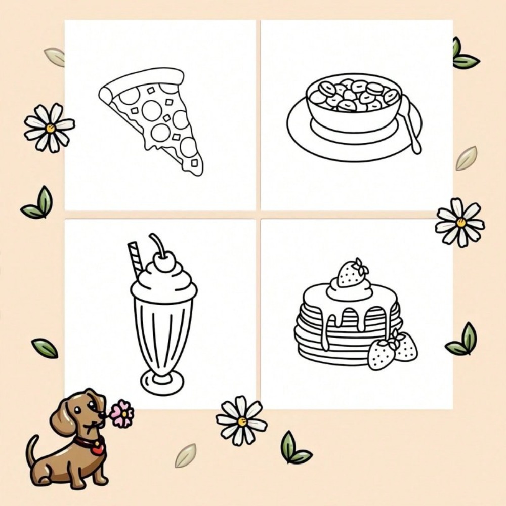 Libro da colorare con cibo e s - Food And Snacks Coloring Book Bold And Easy recensione e prezzo