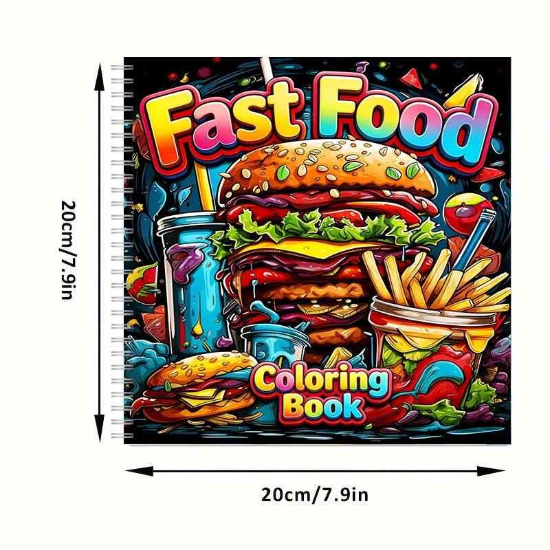 Libro da colorare fast food pe - Food And Snacks Coloring Book Bold And Easy recensione e prezzo